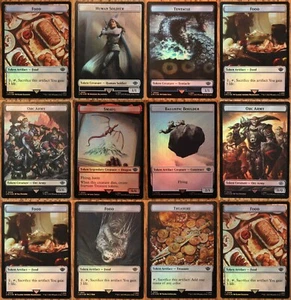 Magic MTG LOTR Herr der Ringe Tales of Middle-earth doppelseitige Foil Token - Bild 1 von 13
