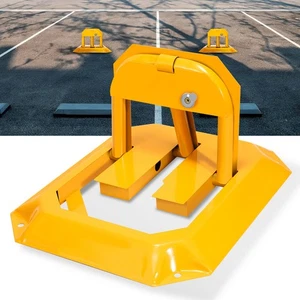 Parkplatzsperre Absperrpfosten 1 Set Klappbar klappbares Abschließbar Absperrung - Bild 1 von 10