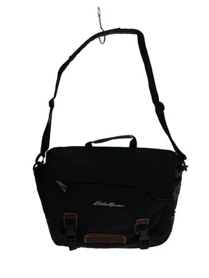 Bolso Mensajero EDDIE BAUER Cuero/Nylon Negro Foto 1 de 4