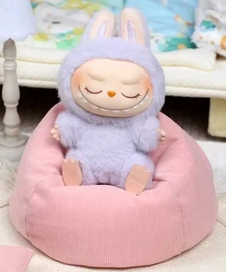 Miniature Beanbag Suitable for Labubu Sized Dolls Pink Beanbag Chair - Bild 1 von 3