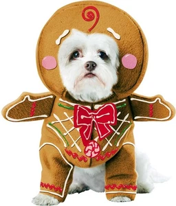 Costume California Pan di Zenzero Cucciolo-A-Razzi Cane Costume di Natale Pet20133 - Foto 1 di 2