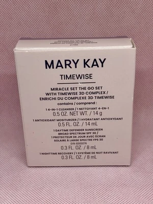 JUEGO MILAGRO MARY KAY~COMBINACIÓN A ACEITOSO~217455~THE GO SET CON COMPLEJO 3D TIMEWISE Foto 1 de 4