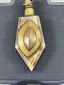 Vintage Bone/Antler & Metal Snuff /Kohl Bottle - Picture 1 of 8