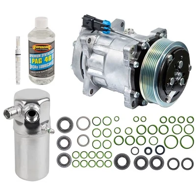 For Chevy C70 Kodiak & GMC C6000 Topkick OEM AC Compressor w/ A/C Repair Kit GAP - Image 1 of 4