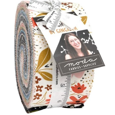 Night Owl Jelly Roll by Gingiber for Moda Fabrics - Image 1 of 3