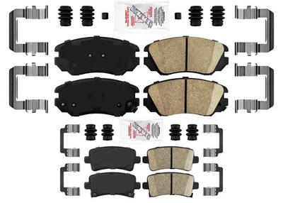 Pastillas de freno de disco de cerámica delanteras y traseras AME para Chevrolet Impala 2014 2015 2017 Foto 1 de 4