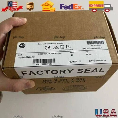 New Sealed AB 1768-M04SE CompactLogix 4-Axis Motion Module 1768M04SE US Free Tax - Image 1 of 3