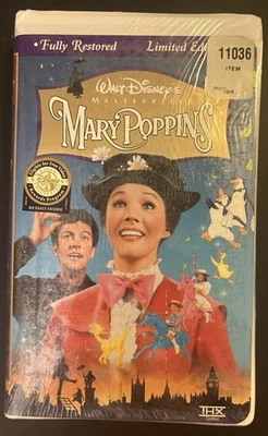 ‘Mary Poppins’ (1964 ~ VHS 1997 Disney NEW) SHIPPED WRAPPED & BOXED! - Image 1 of 4