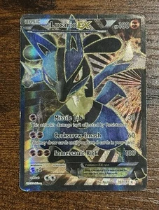 Lucario EX 107/111 Full Art Pokémon XY Furious Fists HP/Damaged - Picture 1 of 10