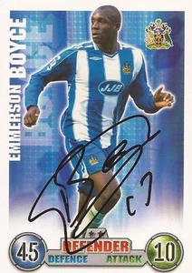 EMMERSON BOYCE SIGNED WIGAN 2007/2008 MATCH ATTAX TRADING CARD+COA - Picture 1 of 1