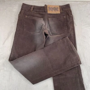 Vintage Dsquared2 DC DC Pants Men 34x35 Brown Corduroy BootCut Made in Italy - Picture 1 of 11