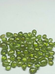 Peridot Tumbled  453 Carats in weight 73 pieces