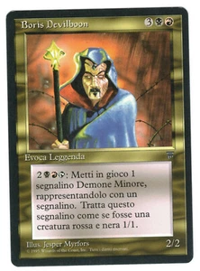 ►Magic-Style◄ MTG - Boris Devilboon - Legends Italian - NM - Picture 1 of 2