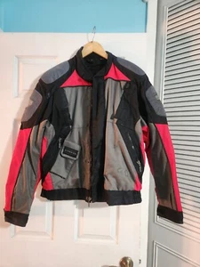 Firstgear Armored Motorcycle Jacket sz L. Very Good Condition - Picture 1 of 9