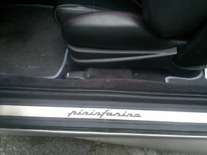 Battitacco in acciaio inox logo pininfarina per FIAT COUPE - Foto 1 di 7