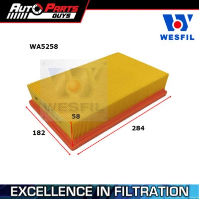 Wesfil Air Filter A1598 fits Nissan Navara D40 2.5L Diesel Spain Build 05 - 15 - image 1 of 3