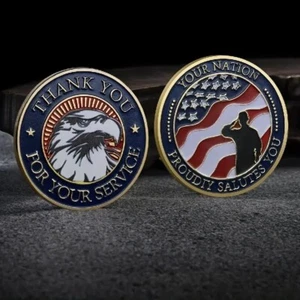 Bunte Gedenkmünze - perfektes Geschenk für Männer und Frauen - Challenge Coin - Bild 1 von 1