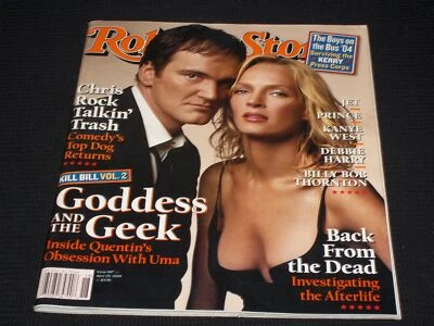 2004 APRIL 29 ROLLING STONE MAGAZINE - QUENTIN'S OBSESSEION WITH UMA - L 14650 - Image 1 of 2