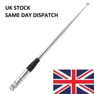 27mhz Telescopic BNC Antenna CB 11m Radio TX H100 42DS HP82 AE2990 H520 Midland