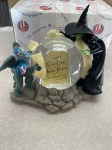 Rare WIZARD OF OZ Wicked Witch & Flying Monkey Waterball Picture Frame ENESCO - Picture 1 of 10