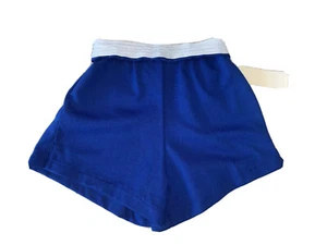 Kids Size XL (16) Soffe Brand Royal Blue Cheer Dance Athletic Shorts NWT - Picture 1 of 2
