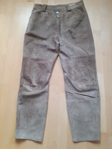 Herren Wildlederhose Trachtenhose 50 Hellbraun - Bild 1 von 6