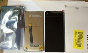 ORYGINALNY SAMSUNG X COVER PRO G715 LCD CZARNY ORYGINALNY WYŚWIETLACZ SM-G715FN UK - Zdjęcie 1 z 1