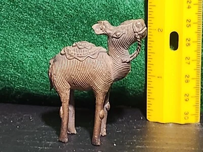 古老的南印度布塔传统黄铜Dhokra骆驼 — 第 1/4 张图片