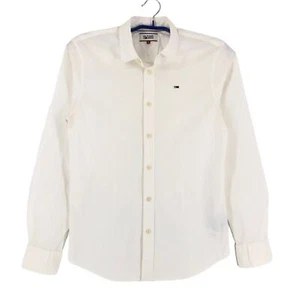 TOMMY HILFIGER Herren Slim Fit Lässig Hemd Größe M - Bild 1 von 9