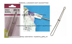 PINCH N PULL BODKIN TO PULL* ELASTIC*RIBBON*LACE THROUGH GARMENTS BIRCH - Picture 1 of 1