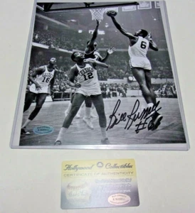 ¡BILL RUSSELL BOSTON CELTICS-HOF 1975 ÚLTIMO! FOTO FIRMADA RUSSELL/HOLO 8X10 - Imagen 1 de 1