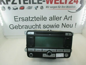 VW Passat 3C Touran 1T Navigation Autoradio Radio CD Player 1K0035191DX Mit Code - Bild 1 von 4
