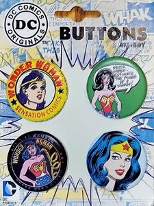 WONDER WOMAN ~DC Comics ~ATA-Boy ~Pinback Buttons ~NEW - Bild 1 von 2