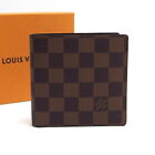 Louis Vuitton Damier Porte Vier Carte Credit Faltbare Geldbörse aus Japan