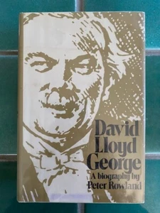 David Lloyd George Eine Biographie von Peter Rowland 1976 1. Amer HC DJ Ex-Bibliothek - Bild 1 von 10