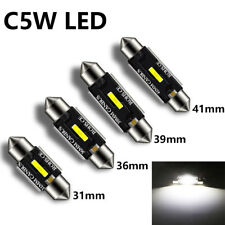 31mm/36mm/39mm C5W LED Car Bulbs White Interior Reading Dome Light 12V C10W