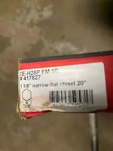 Hilti 417827 te-h28p fm 50 1-1/8"" scalpello stretto piatto 20 - Foto 1 di 3
