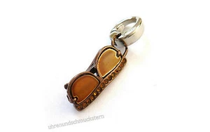 Fossil Anhänger Charms JF83687040 Charm Edelstahl Brille NEU - Bild 1 von 1