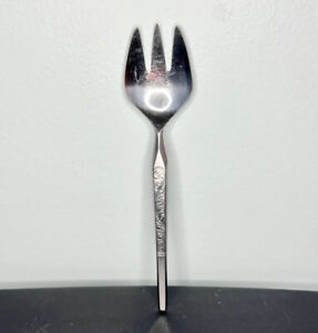 Stanley Roberts Winthrop Textured Fiddle Fern Stainless Serving Fork 8.5” Japan