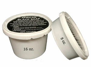 Rohe afrikanische schwarze Seifenpaste 100 % rein natürlich unraffiniert Bio Ghana GROSSGRÖSSE - Bild 1 von 6