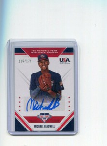 2020 Stars and Stripes 17U Team Autographs Michael Braswell Auto 116/179