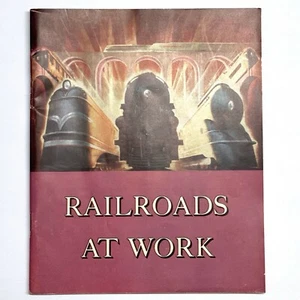 AAR 1951 • Ferrocarriles en el trabajo • Libro ilustrado de American Railroads • 70 páginas - Imagen 1 de 4