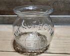 Vintage The Nut House Embossed Glass Peanut Jar