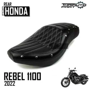 Seat Replacement Cushion Pad Double Black For Honda REBEL CMX 1100 2021-2024 - Picture 1 of 11