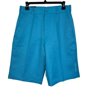 NEW Black Clover Men's 30 Waist Quick Dry Golf Short 100% Polyester Wicking Blue - Picture 1 of 6