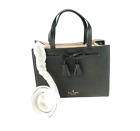Kate Spade Black Small Hayes Tote/Crossbody with Bow and Tassel Detail