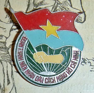 Rare VC, NLF Badge - HCM Revolutionary People's Youth Union - Vietnam War - 049 - Bild 1 von 4