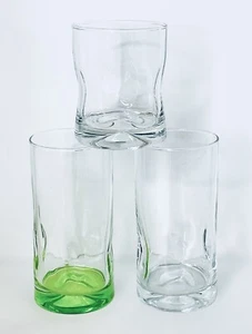 Libbey Crisa IMPRESSIONS grün|klare Daumenabdruck Grübchen Brille WÄHLEN - Bild 1 von 12