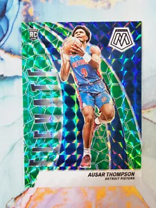Ausar Thompson Elevate Green Rookie RC 2023-24 Panini Mosaic Basketball - Picture 1 of 1