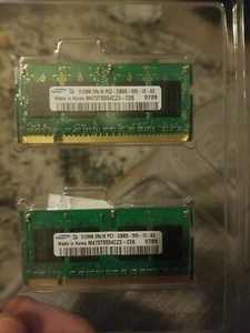 Samsung 2 x 512MB 2Rx16 PC2-5300S-555-12 - Picture 1 of 2